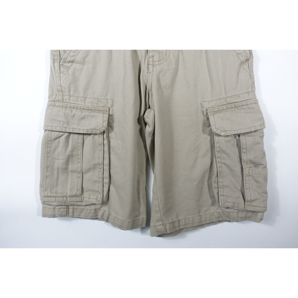 Canyon River Blues Cargo Shorts Boys 12 Adjustable Waistband Belted Cotton Khaki - Picture 3 of 6